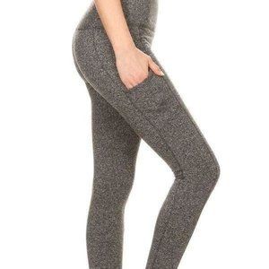 The Athletic Basic Charcol Leggings